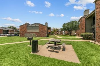 Picnic area with barbecue